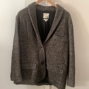 Aritzia Herringbone Wool Blazer